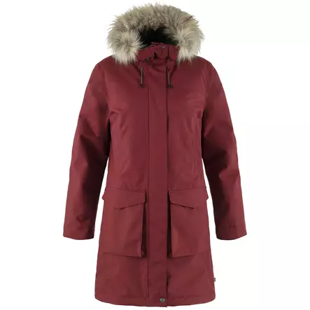 Fjällräven Nuuk Lite Parka W Bordeaux Red S - Naisten Fjällräven talvivaatteet - 7323450912581 - 1