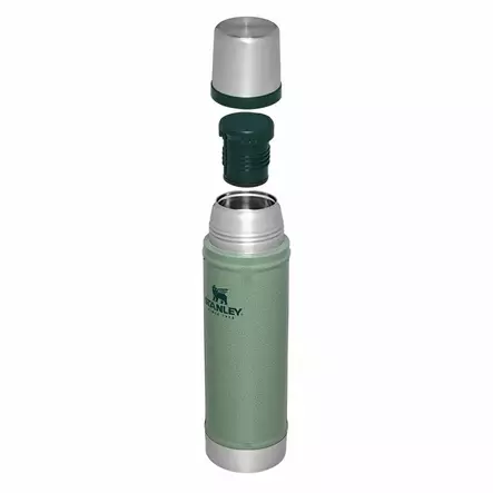 Stanley The Legendary Classic Bottle Hammertone Green 0,6L - Termokset ja juomapullot - 1200185004599 - 2