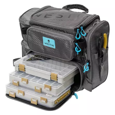 Westin W4 HD Rucksack 3 Boxes Large Titanium Grey - Pakit, laukut, rasiat - 5707549552421 - 2