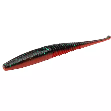Mikado M-Craft Wiggly Worm TPE 100mm Red Black - Jigit - 5900637147213 - 1