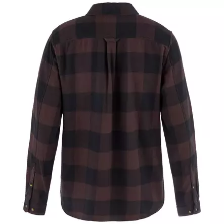 Fjällräven Övik Heavy Flannel Shirt W L Black Oak - Black - Kauluspaidat - 7323451207983 - 2