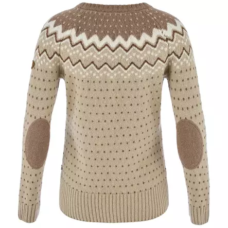 Fjällräven Övik Knit Sweater Fossil-Suede Brown W S - Villapaidat ja neuleet - 7323451210563 - 2