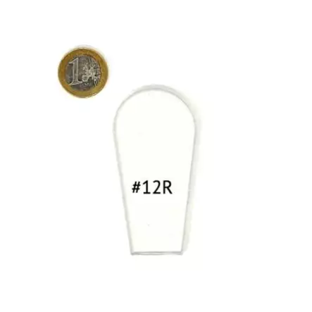 Lure Lip Lexan 3mm 12R - 74.6x 37x 24mm - Vaapputarvikkeet - 4545458557004 - 1