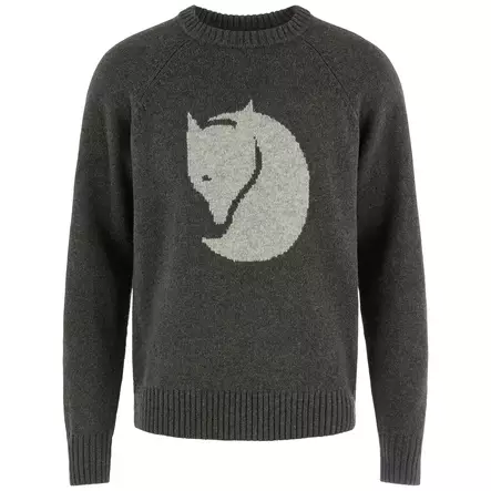 Fjällräven Logo Knit Sweater M L Deep Forest - Villapaidat ja neuleet - 7323451199547 - 1